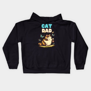 Cat Dad Kids Hoodie